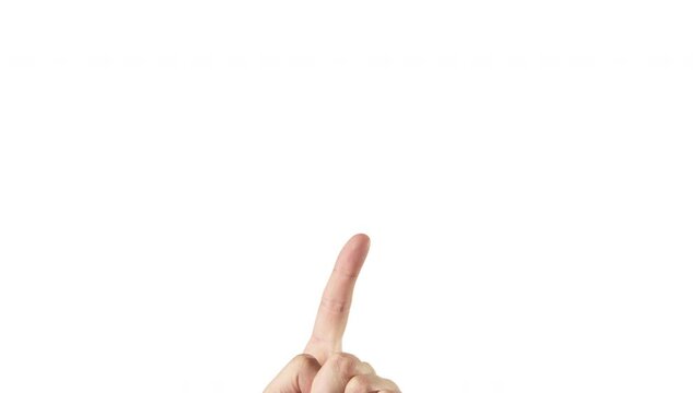 Hand gesture demonstrating the idea. Stop motion. 4K. Very good idea.