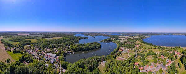 Naklejka premium drohnen Luftbildaufnahme, Luftbildaufnahme