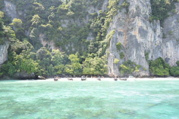 Beautiful green waters. 