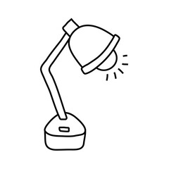 desk lamp supply line style icon