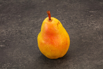 Fresh sweet pear over background