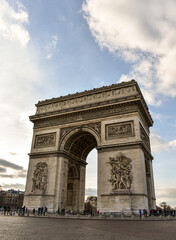 Fototapeta na wymiar View of a famous monument in France