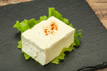 Greek traditional soft feta cheese