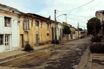 Cuba Havanna Downtown Destruction street