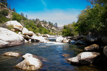 river in the mountains