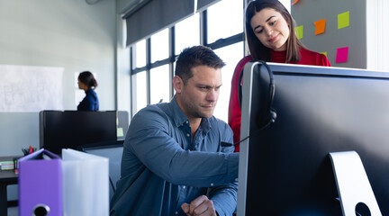 Business people working together in office