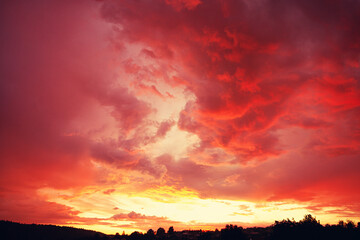 dramatischer Himmel