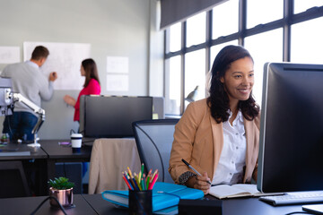 Business people working together in office