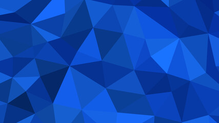 Abstract geometric background with shades of blue. Template for web and mobile interfaces, infographics, banners, advertising, applications.