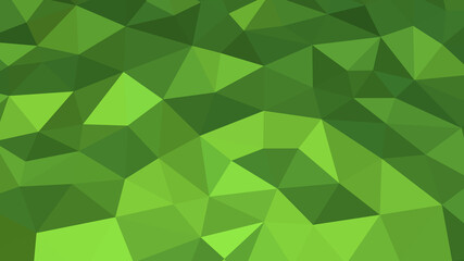 Plakat Abstract geometric background with shades of green. Template for web and mobile interfaces, infographics, banners, advertising, applications.