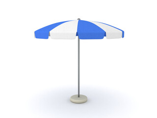 Obraz premium 3D Rendering of a terrace umbrella