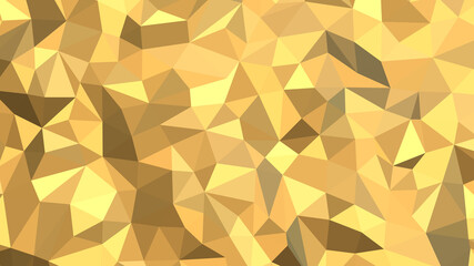 Abstract geometric background with shades of yellow and gold. Template for web and mobile interfaces, infographics, banners, advertising, applications.
