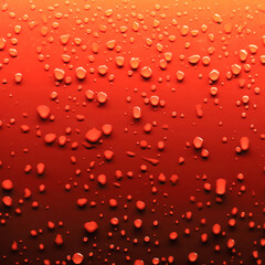 red surface background with raindrops