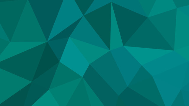 Abstract geometric background with shades of teal. Template for web and mobile interfaces, infographics, banners, advertising, applications.