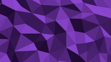 Abstract geometric background with shades of purple and violet. Template for web and mobile interfaces, infographics, banners, advertising, applications.