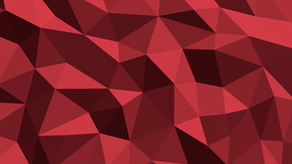 Abstract geometric background with shades of red. Template for web and mobile interfaces, infographics, banners, advertising, applications.