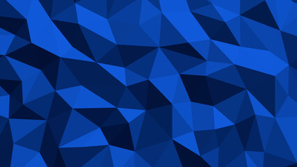 Abstract geometric background with shades of blue. Template for web and mobile interfaces, infographics, banners, advertising, applications.