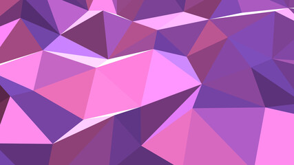 Fototapeta na wymiar Abstract geometric background with shades of violet, pink and purple. Template for web and mobile interfaces, infographics, banners, advertising, applications.