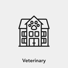 veterinary icon vector sign symbol