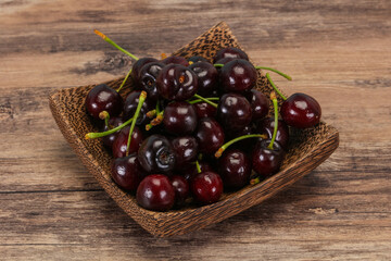 Ripe sweet tasty cherry  berry