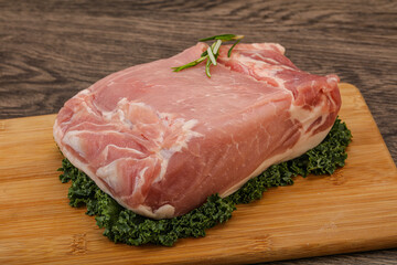 Pork meat piece for cooking