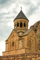 Fototapeta na wymiar Christian beautiful monastery Noravank, a landmark of Armenia