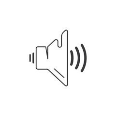 Megaphone vector illustration design template