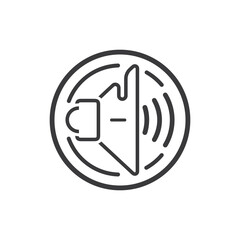 Megaphone vector illustration design template