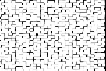 Tiles Pattern Texture Illustrated Black and White