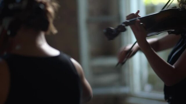 Woman Playing the Violin 2