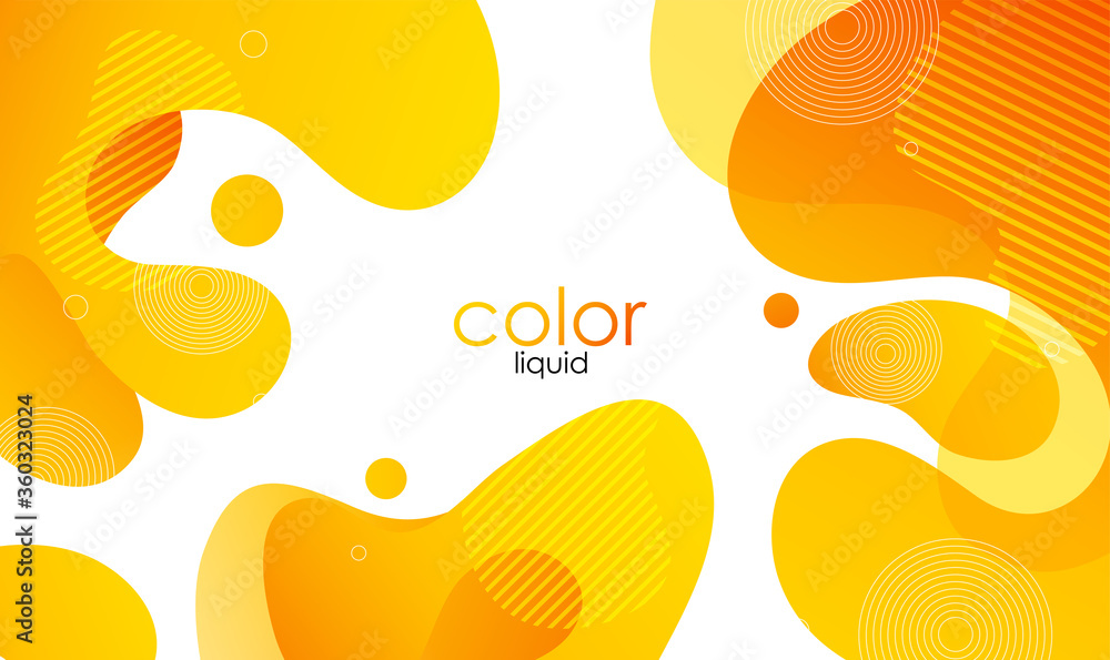 Aufkleber Moving colorful abstract background. Dynamic Effect. Vector Illustration. Design Template.