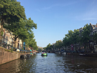 Fototapeta premium canal in amsterdam