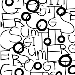 Calligraphy. Hand-drawn background. Background of letters