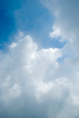 blue sky with clouds