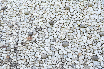 White and grey stones texture