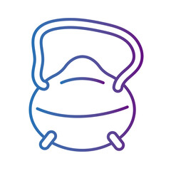 Fototapeta premium medical mask respiratory accessory line style icon