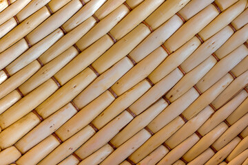 A Full Frame of Wicker Weave Texture