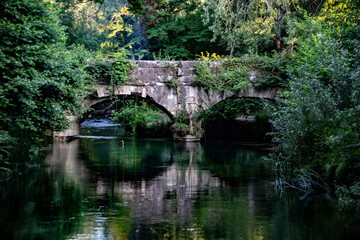 Ancient aqueduct bridge.