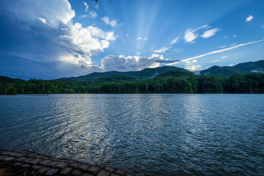 Sunset Watauga Lake, Tennessee