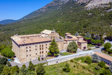 Obraz premium Monastery of San Salvador de Leyre Yesa Spain