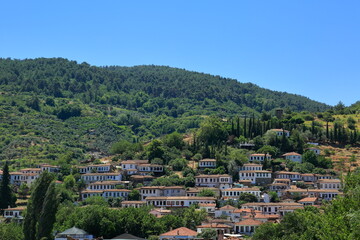 Fototapeta na wymiar Sirince village, Izmir - Turkey. A historic and charming quiet village set on a high hill.