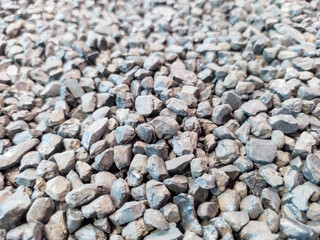 Pebble ground Gray that is used to decorate the interior of a Japanese-style building