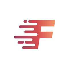 Fast letter K logo design element. Vector Illustration.