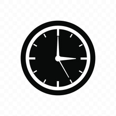 Clock Time Icon Vector Illustration. EPS 10.