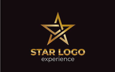 Obraz premium creative luxury of star logo designs template-01