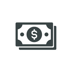 Dollar icon. Money sign isolated, Vector illustration. EPS 10.