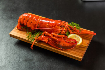 シーフードバーベキュー　Wood Plank barbecue of seafood 