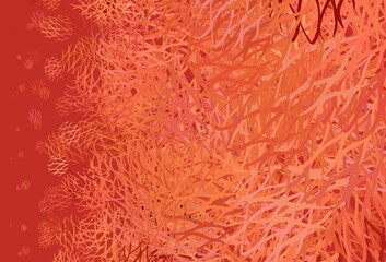 Light Red vector layout with curved lines.