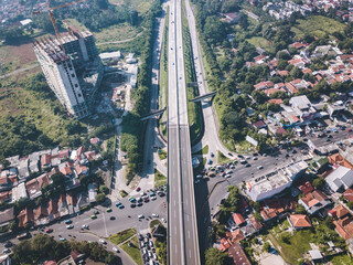 Obraz premium aerial view of Bogor Indonesia