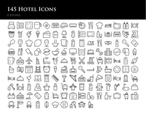 145 Hotel Icons